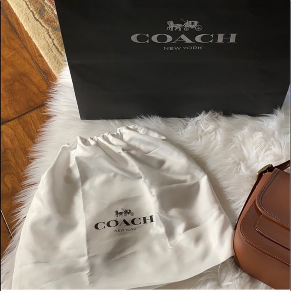 Brown Coach Shoulder Purse - Picture 7 of 11